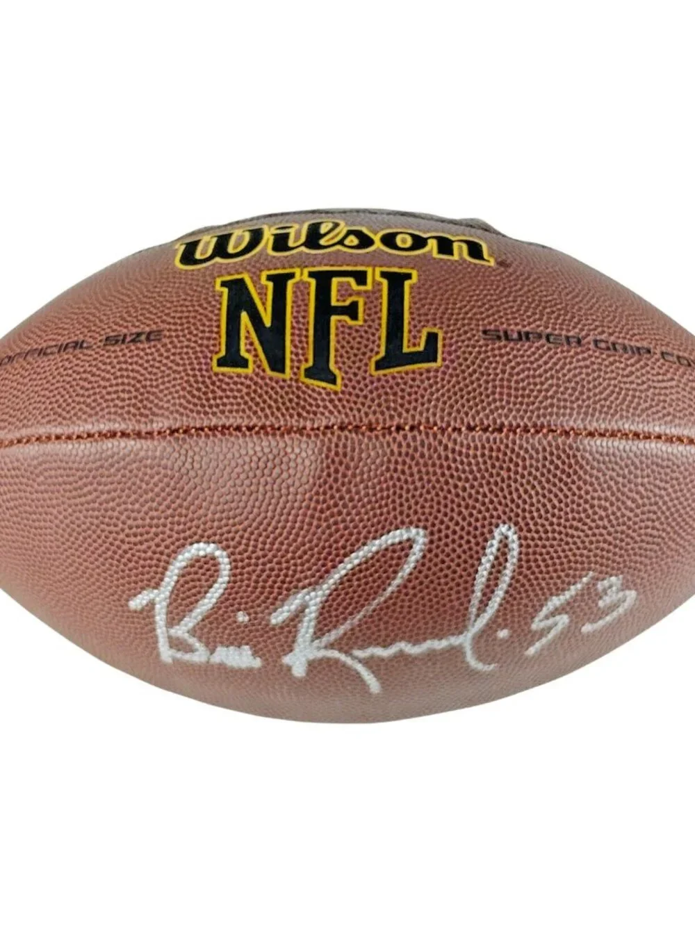 Bill Romanowski Signed Wilson NFL Football Broncos 49ers Exact Proof COA